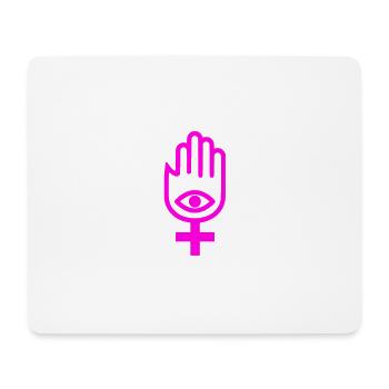 Mouvement pour la foi des femmes - Tapis de souris (format paysage) - blanc - Devant