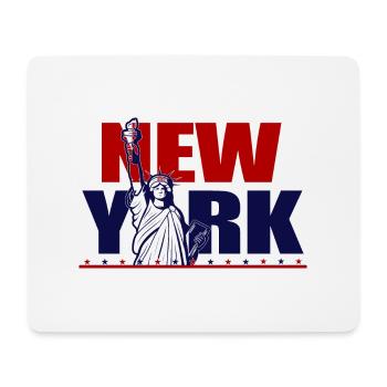 NEW YORK Liberty - Mousepad (Querformat) - Weiß - Vorne