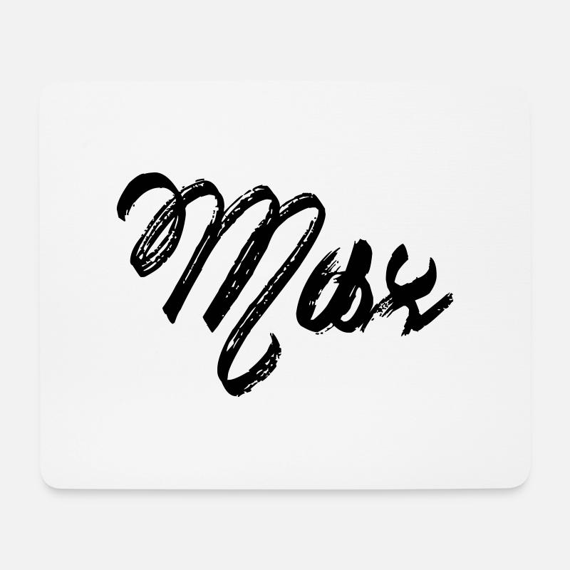 Max - Mousepad (Querformat) - Weiß