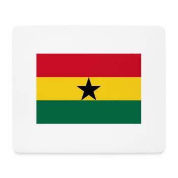Ghana flag - Mouse Pad (horizontal) - white - Front