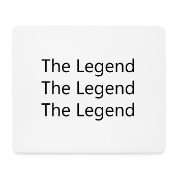 The Legend - Mousepad (Querformat) - Weiß - Vorne