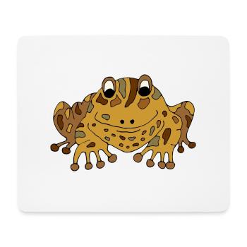 Frosch - Mousepad (Querformat) - Weiß - Vorne