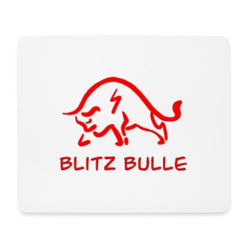 bulle rot - Mousepad (Querformat) - Weiß - Vorne
