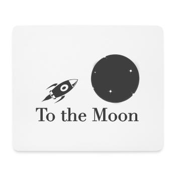 To the Moon - Diamond Hands - Krypto steigt - Mousepad (Querformat) - Weiß - Vorne