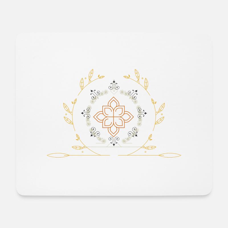 buddhismus sonne spiritualität - Mousepad (Querformat) - Weiß