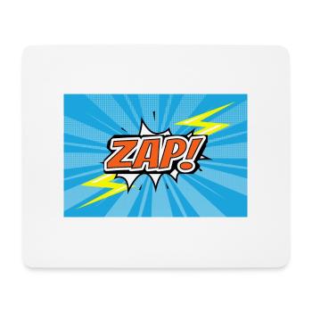 ZAP! Comic Style Graffiti Lettering - Mousepad (Querformat) - Weiß - Vorne