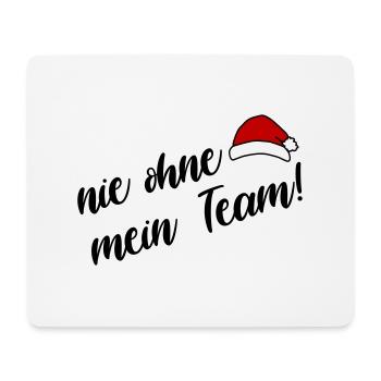 mein Weihnachts Team - Mousepad (Querformat) - Weiß - Vorne