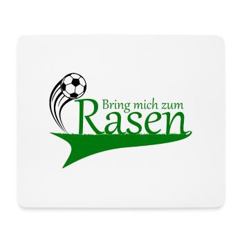 Bring mich zum Rasen - Mousepad (Querformat) - Weiß - Vorne