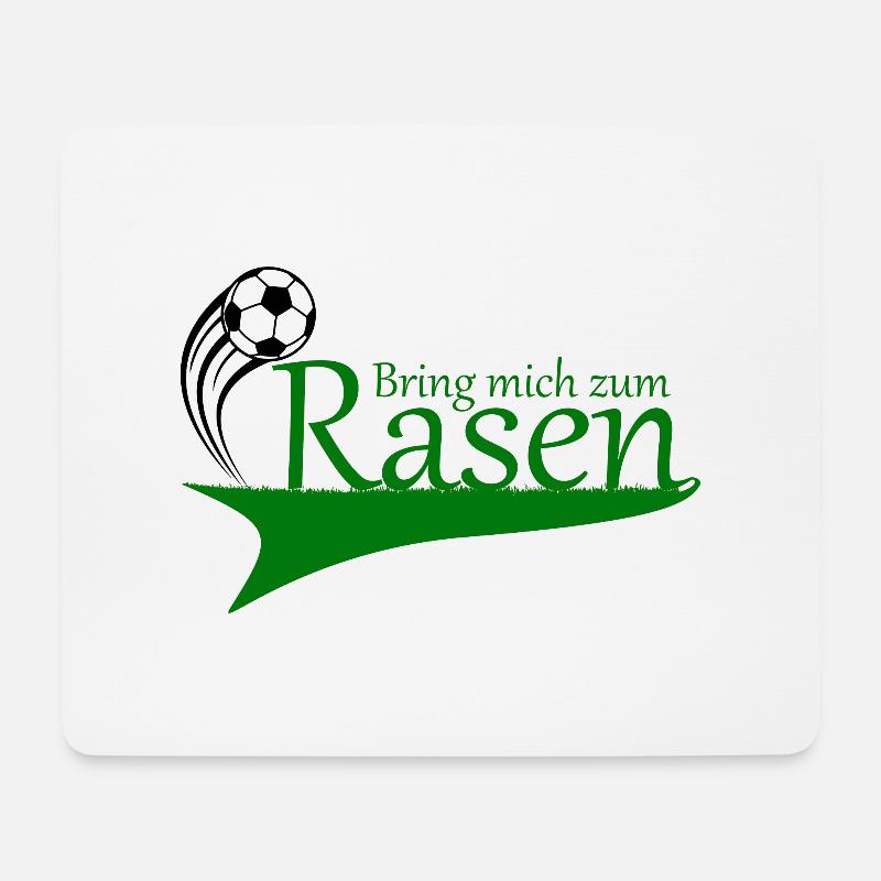 Bring mich zum Rasen - Mousepad (Querformat) - Weiß