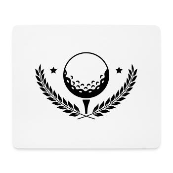golf - Mousepad (Querformat) - Weiß - Vorne