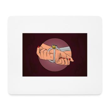 Don’t Sorry Be Slutty Sexting Sexy Comic Pinup - Mousepad (Querformat) - Weiß - Vorne