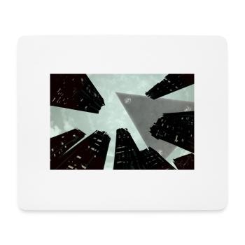 Ovni - Tapis de souris (format paysage) - blanc - Devant