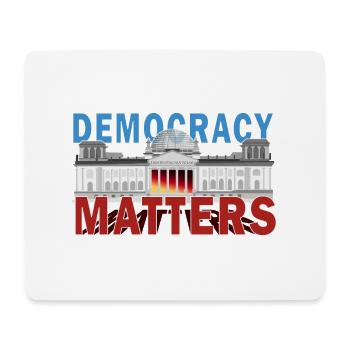Demokratie Democracy Matters Bundestag Berlin - Tapis de souris (format paysage) - blanc - Devant