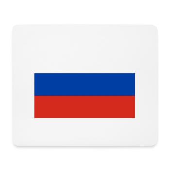 Drapeau Russie / Russian flag - Tapis de souris (format paysage) - blanc - Devant