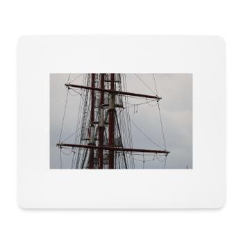 Schiff - Mousepad (Querformat) - Weiß - Vorne