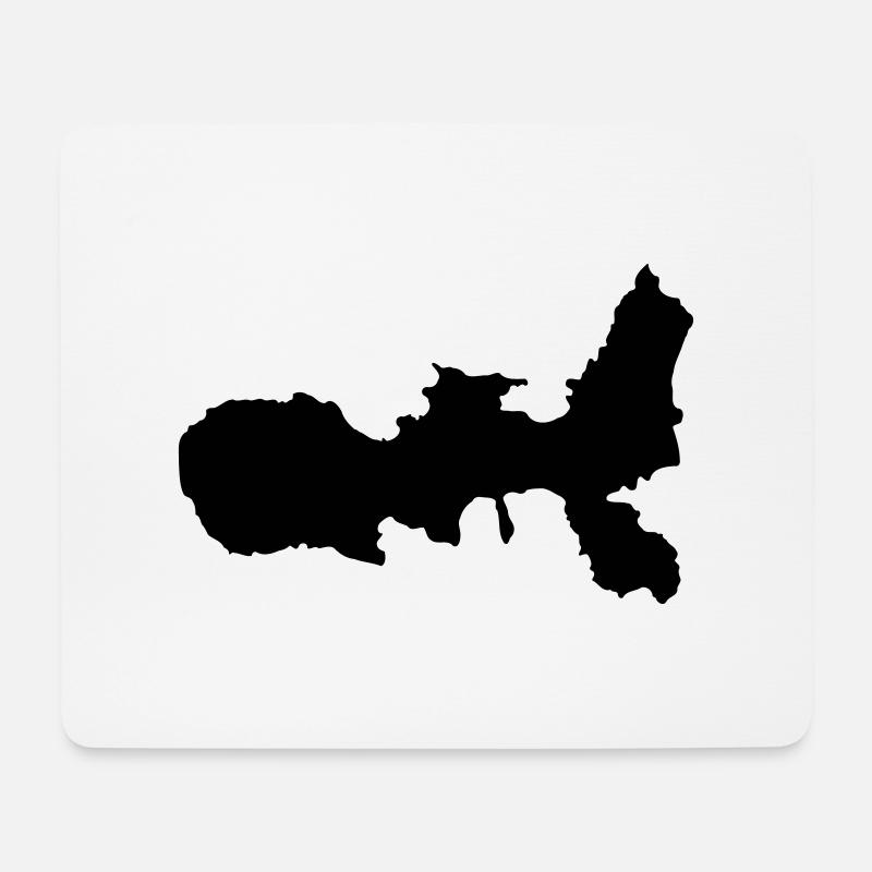Elba - Mousepad (Querformat) - Weiß