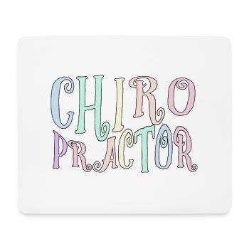 Chiropractor Physiotherapist Vintage I Gift - Mouse Pad (horizontal) - white - Front