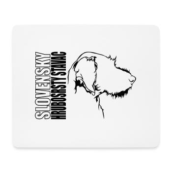 SLOVENSKÝ HRUBOSRSTÝ STAVAČ Profil Chiens Wilsigns - Tapis de souris (format paysage) - blanc - Devant