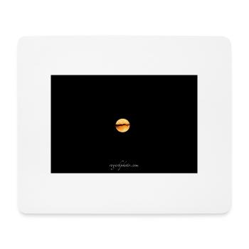 Vollmond mit Wolke - Mousepad (Querformat) - Weiß - Vorne