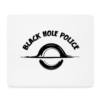 James Webb Space Telescope Black Hole Police - Mousepad (Querformat) - Weiß - Vorne