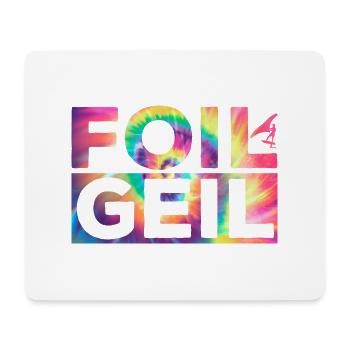 Wing Foiling Surf Surfing Surfer Foil Geil - Mousepad (Querformat) - Weiß - Vorne