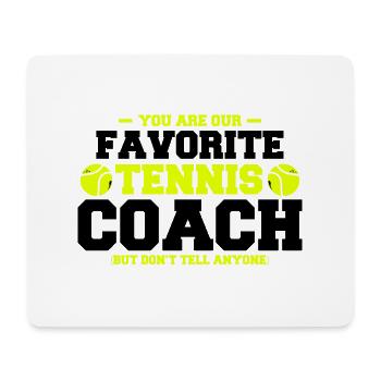 Sports Players Boxing Coaches Gift - Mouse Pad (horizontal) - white - Front