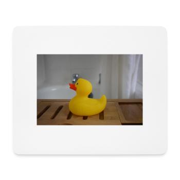 Rubber ducky - Mouse Pad (horizontal) - white - Front