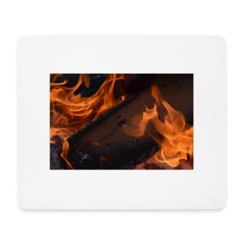 Dark Flames - Mouse Pad (horizontal) - white - Front