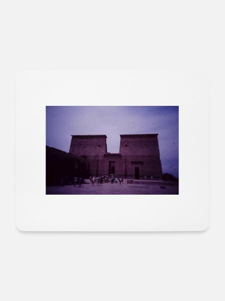 Vintage Egypt Castle - Mousepad (Querformat) - Weiß