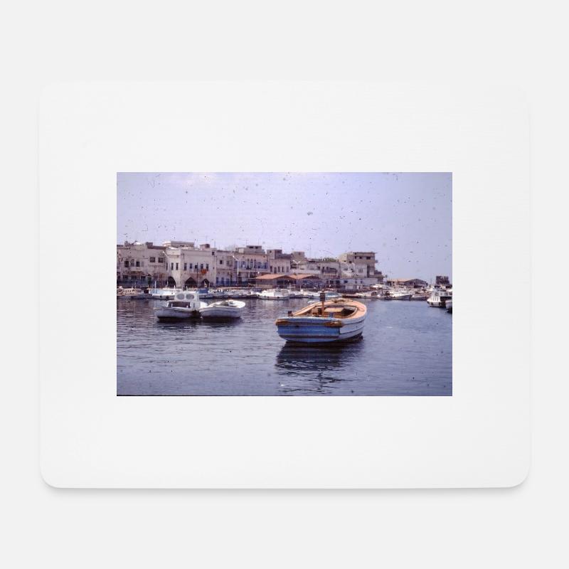 Vintage Santorini - Mousepad (Querformat) - Weiß
