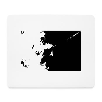 avion - Tapis de souris (format paysage) - blanc - Devant