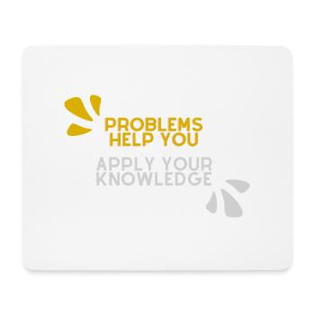 CITATIONS POSITIVES - Tapis de souris (format paysage) - blanc - Devant