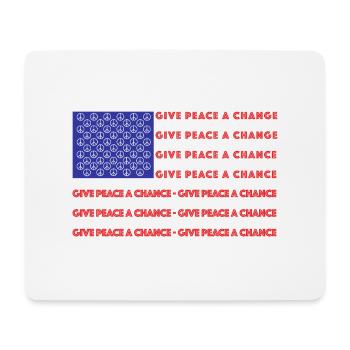 Give peace a chance | War, Ukraine, USA - Mouse Pad (horizontal) - white - Front