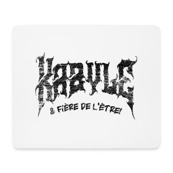 Kabyle et Fière de l'être! - Tapis de souris (format paysage) - blanc - Devant
