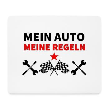 Auto - Mousepad (Querformat) - Weiß - Vorne