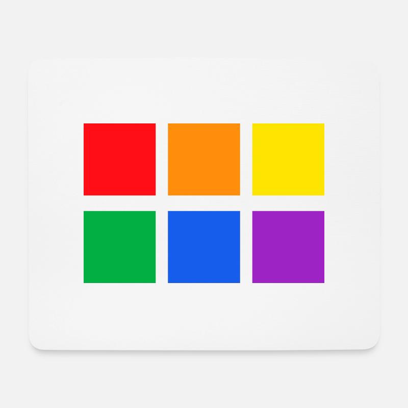 LGBT regenbogen lgbtq pride parade - Mousepad (Querformat) - Weiß