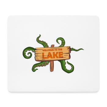 Bienvenue au lac Spooky Halloween Comic Style - Tapis de souris (format paysage) - blanc - Devant