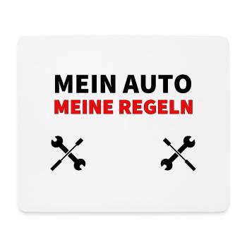 Auto - Mousepad (Querformat) - Weiß - Vorne