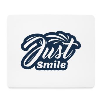 Just Smile - Mouse Pad (horizontal) - white - Front