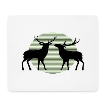 Deer - Mouse Pad (horizontal) - white - Front