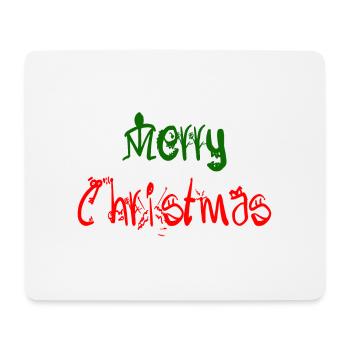 Joyeux Noël. Joyeux Noël - Tapis de souris (format paysage) - blanc - Devant
