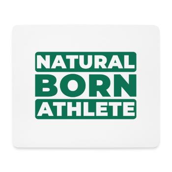 Natural Born Athlete - Mousepad (Querformat) - Weiß - Vorne