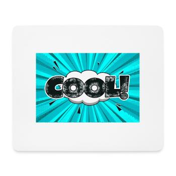 cooler Comic Style Bubble Graffiti Schriftzug - Mousepad (Querformat) - Weiß - Vorne