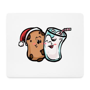 Cookie & Milk - Mouse Pad (horizontal) - white - Front