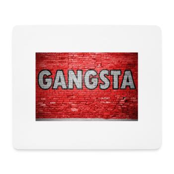 Gangster Brick Wall Graffiti - Mouse Pad (horizontal) - white - Front