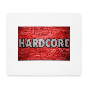 Hardcore Brick Wall Graffiti - Mouse Pad (horizontal) - white - Front