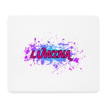 Luwina - Mousepad (Querformat) - Weiß - Vorne