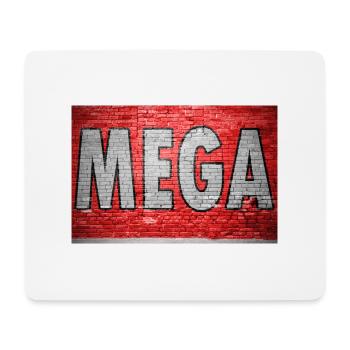 Mega Brick Wall Graffiti - Mouse Pad (horizontal) - white - Front
