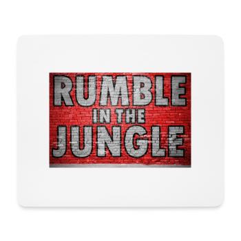 Rumble in the Jungle Brick Wall Graffiti - Tapis de souris (format paysage) - blanc - Devant