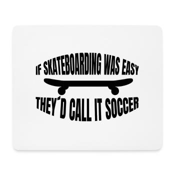 Skateboard Skaten Skateboarding Longboard Skater - Mousepad (Querformat) - Weiß - Vorne